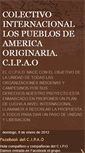 Mobile Screenshot of colectivopueblosamericaoriginaria.blogspot.com