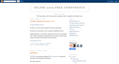Desktop Screenshot of delphi2009components.blogspot.com