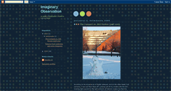 Desktop Screenshot of imaginaryobservation.blogspot.com