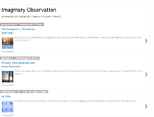Tablet Screenshot of imaginaryobservation.blogspot.com