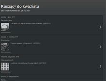 Tablet Screenshot of kuszacydokwadratu.blogspot.com