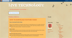 Desktop Screenshot of livetech2000.blogspot.com