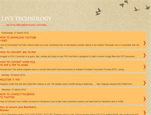 Tablet Screenshot of livetech2000.blogspot.com