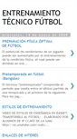 Mobile Screenshot of entrenamientotecnicofutbol.blogspot.com