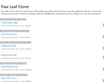 Tablet Screenshot of 1fourleafclover.blogspot.com