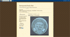 Desktop Screenshot of interpostalseals.blogspot.com