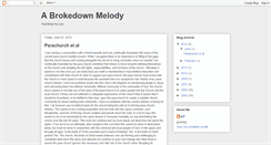 Desktop Screenshot of brokedownmelody.blogspot.com