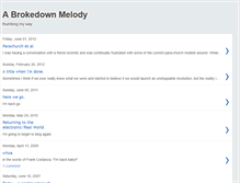 Tablet Screenshot of brokedownmelody.blogspot.com