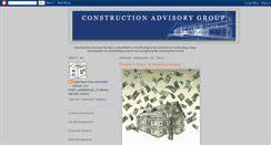 Desktop Screenshot of constructionadvisorygroup.blogspot.com