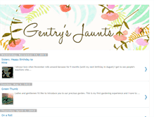 Tablet Screenshot of gentrysjaunts.blogspot.com