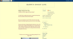 Desktop Screenshot of happydoggylife.blogspot.com