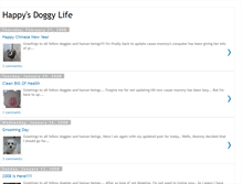 Tablet Screenshot of happydoggylife.blogspot.com