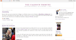 Desktop Screenshot of calhountribune.blogspot.com