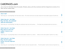 Tablet Screenshot of cabopages.blogspot.com