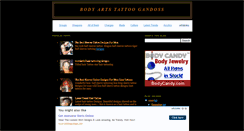 Desktop Screenshot of bodyartstattoo.blogspot.com