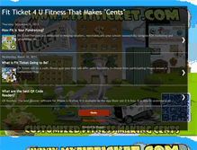 Tablet Screenshot of fitticket4u.blogspot.com