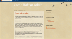 Desktop Screenshot of comorakearorkut.blogspot.com