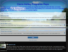 Tablet Screenshot of cierraashleyreps.blogspot.com