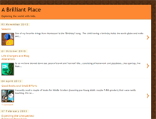 Tablet Screenshot of abrilliantplace.blogspot.com