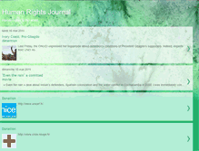 Tablet Screenshot of humanrightsjournal.blogspot.com