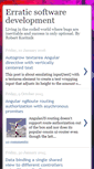 Mobile Screenshot of erraticdev.blogspot.com