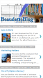 Mobile Screenshot of beaudetteblog.blogspot.com