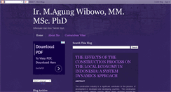 Desktop Screenshot of agungwibowo-undip.blogspot.com