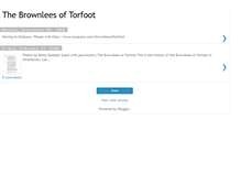 Tablet Screenshot of brownleesoftorfoot.blogspot.com