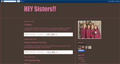 Desktop Screenshot of hey-sisters.blogspot.com