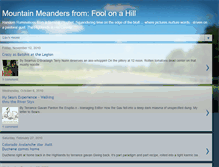 Tablet Screenshot of mountainmeanders.blogspot.com