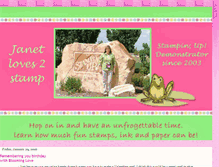 Tablet Screenshot of janetloves2stamp.blogspot.com