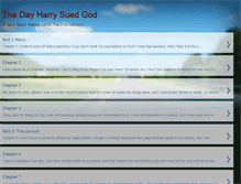 Tablet Screenshot of harrysuedgod.blogspot.com