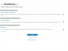 Tablet Screenshot of deadhacky.blogspot.com