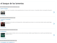 Tablet Screenshot of bosquedeloslamentos.blogspot.com