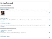 Tablet Screenshot of designoutloud.blogspot.com