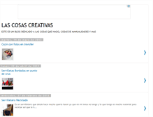 Tablet Screenshot of lascosascreativas.blogspot.com