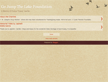 Tablet Screenshot of gojumpthelake.blogspot.com