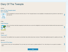 Tablet Screenshot of diaryofthetweople.blogspot.com