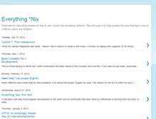 Tablet Screenshot of everythingnix.blogspot.com