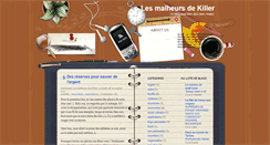 Desktop Screenshot of lesmalheursdekiller.blogspot.com