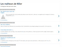 Tablet Screenshot of lesmalheursdekiller.blogspot.com