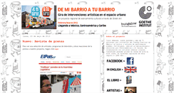 Desktop Screenshot of demibarrioatubarrio.blogspot.com