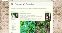 Desktop Screenshot of noducksandbunnies.blogspot.com