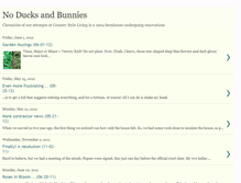 Tablet Screenshot of noducksandbunnies.blogspot.com