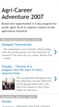 Mobile Screenshot of agri-careeradventure.blogspot.com
