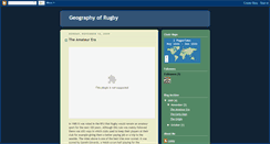 Desktop Screenshot of geographyofrugby.blogspot.com