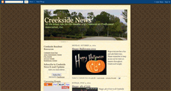 Desktop Screenshot of creeksideatcreekwood.blogspot.com