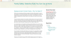 Desktop Screenshot of family-safety.blogspot.com