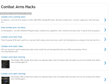 Tablet Screenshot of combat-arms-cheats.blogspot.com