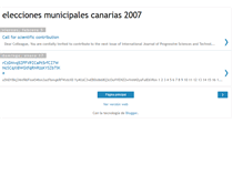 Tablet Screenshot of eleccionescanarias.blogspot.com